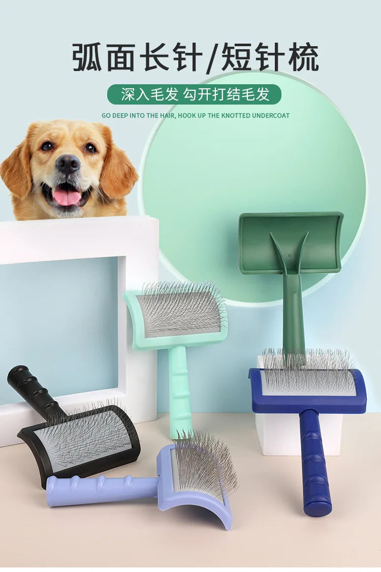 Pet Grooming Comb Shedding Hair Remove Needle Brush Slicker Massage Tool Large Dog Cat Pet Supplies Accessories