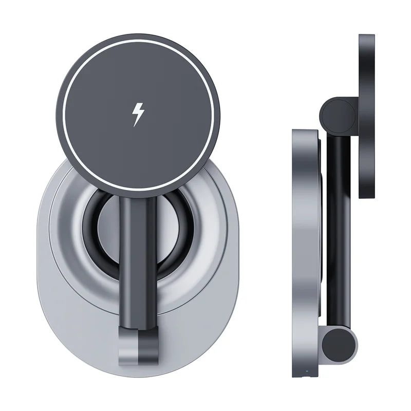 2 In 1 Magnetic Wireless Charger Stand Pad Foldable Fast Charging Station Dock For iPhone 15 14 13 Pro Max Mini Airpods Pro 2/3