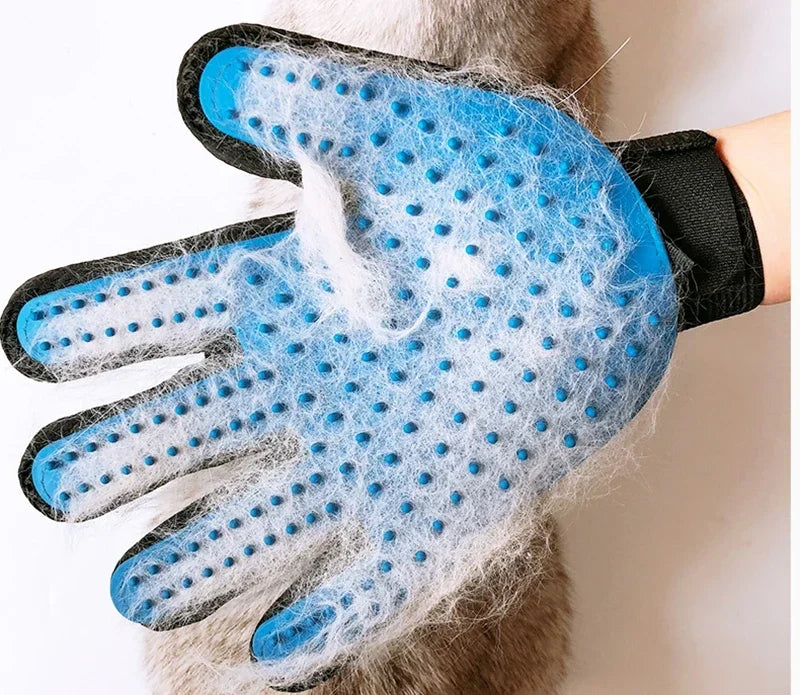 Pet Grooming Gloves Pets Hair Removal Brush Gloves Cats Dogs Horses Bath Brush Cleaning Massage Gloves Practical Pet Products
