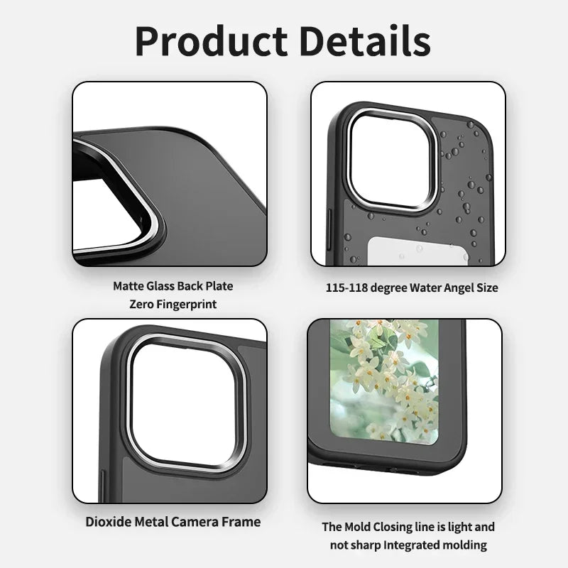 New designer Luxury NFC smart E ink screen Display mobile phone case cover for fundas iphone 15 15Pro 15Pro max DIY cases