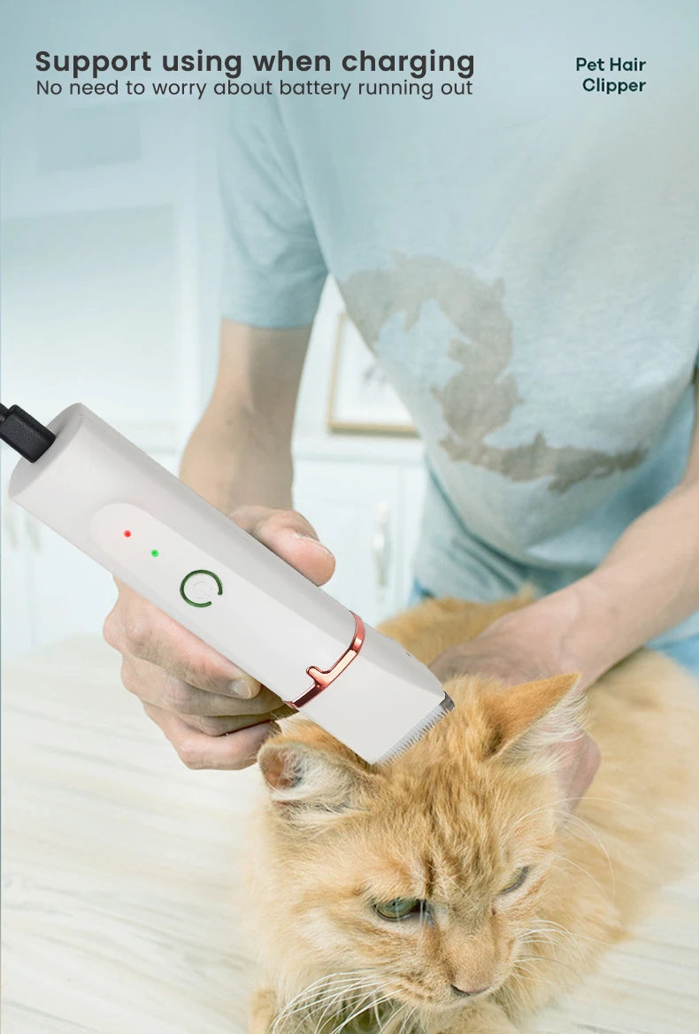 4 in 1 Electric Hair Trimmer Grooming Clippers for Pets Trimmer Nail Grinder Professional Cutter Machine Cutting Tool For Dogs