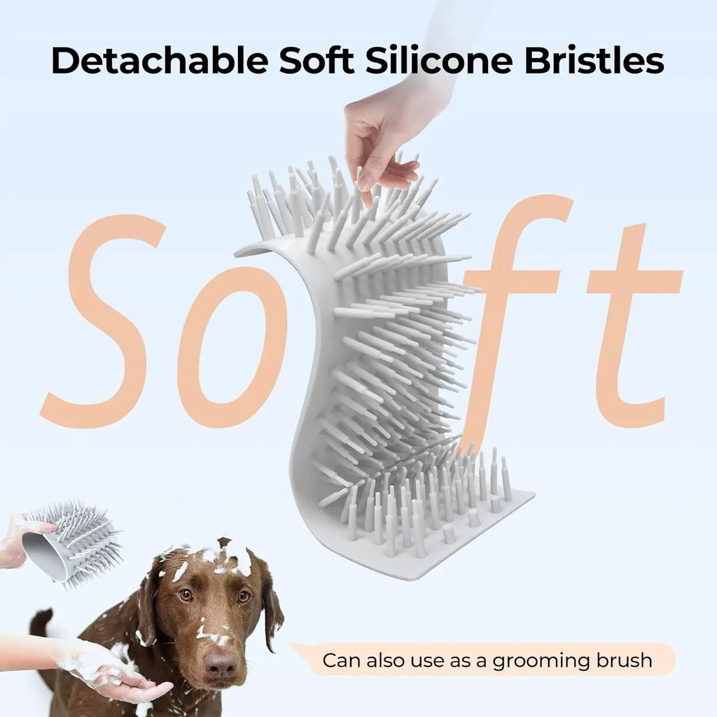 Automatic Pet Foot Wash Cup Cat Dog Paw Cleaner and Massager Electric Paw Washer Foot Washing Grooming Tools Accessories