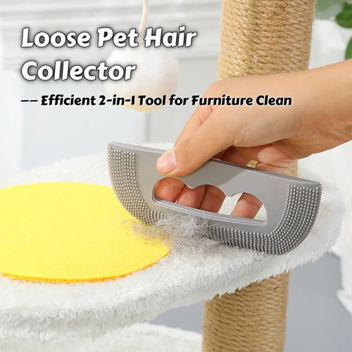 1/3/5 PCS Multi-Functional Pet Grooming Tool - Soft Gel Pet Products Lint Shaver & Sticky Roller for Cats/Dogs Hair Remove Brush